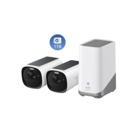 eufy - eufy SoloCam E42 2-Cam Kit (HomeBase™ S380) - Military