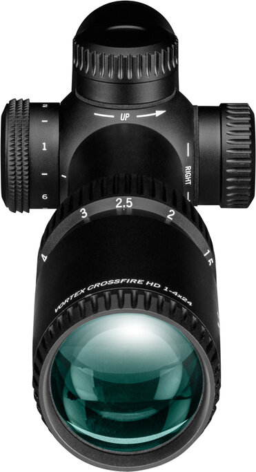 Vortex Optics - Crossfire HD 1-4x24 Illuminated Dead-Hold 2A BDC