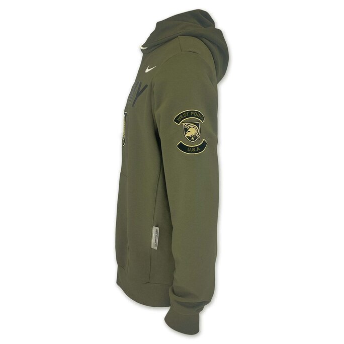 nike hoodie army green