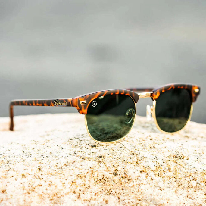 Knockaround - Matte Tortoise Shell & Gold Brooklines - Military