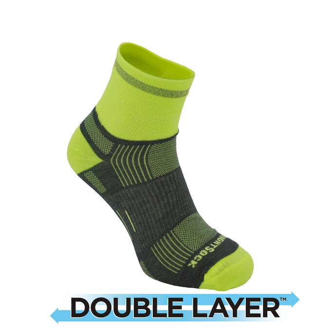 Wrightsock - Run Reflective - Mini Crew Length - Anti Blister
