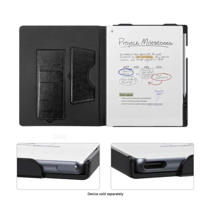 Sahara Case - reMarkable Paper Pro Case - Bi-Fold Folio, Stylus