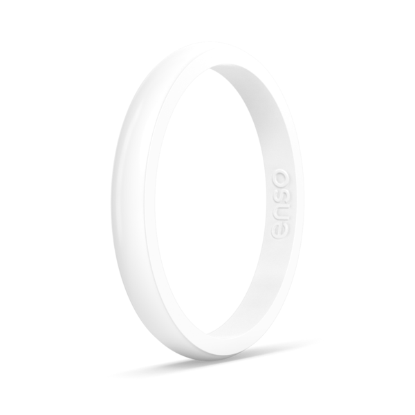 Enso Rings - Stackable Ring - White - Military & First Responder ...