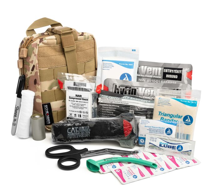 Scherber - Scherber Premium IFAK Kit Trauma Pack - Fully Stocked