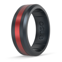 Enso Rings - Axis Ring - Black Pearl & Sapphire - Military & First