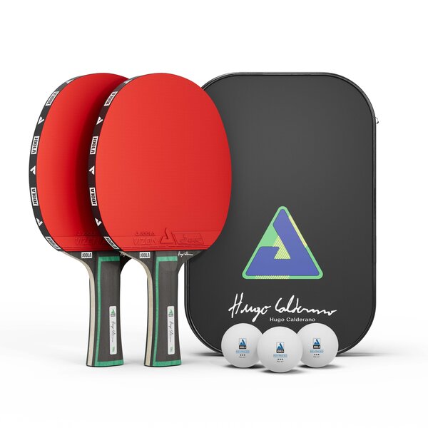 JOOLA - JOOLA Hugo Calderano Duo Pro Table Tennis Racket Set - Military ...