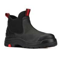 ROCKROOSTER Lumen Black 6 inch Pull on Leather Work Boots AK227NT ROCKROOSTER 6 main image 4