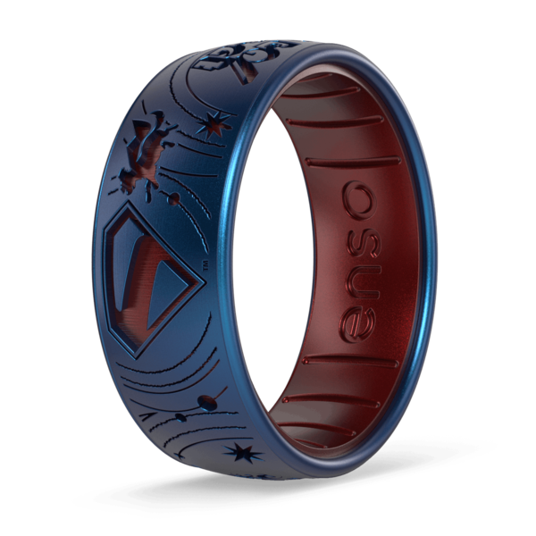 Enso Rings - Supergirl DC Ring - Cobalt - Military & First Responder ...