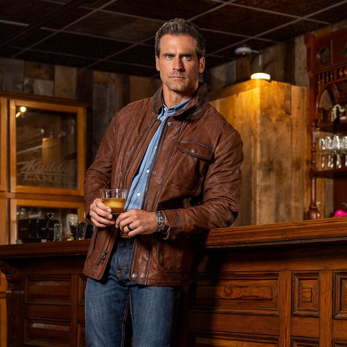 Madison Creek Outfitters - Sedona Waxed Goat Suede Leather Jacket