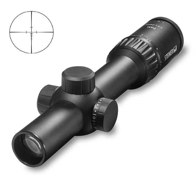 Steiner Optics - P4Xi 1x-4x24mm P3TR Law Enforcement Military