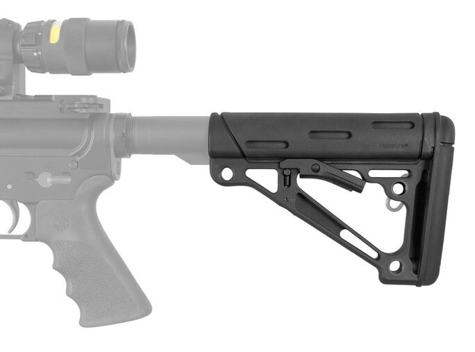 【キズ有り】HOGUE Collapsible Buttstock OverMolded® Collapsible Buttstock (Fits Mil-Spec Buffer Tube