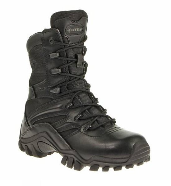 bates delta 8 side zip boots