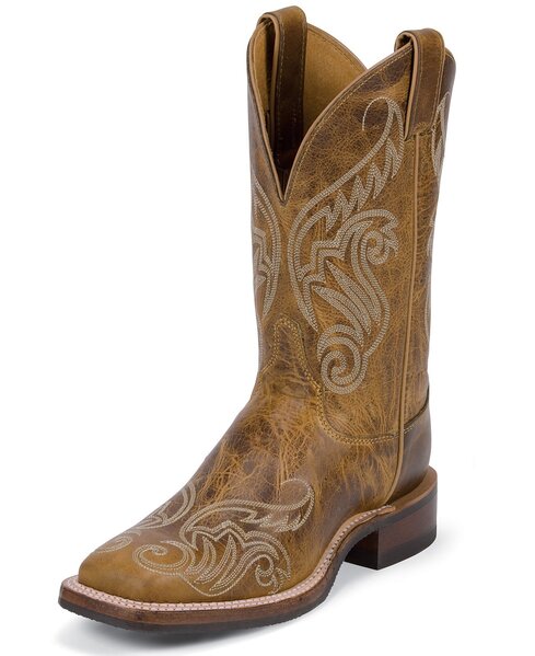 justin boots bent rail tan road