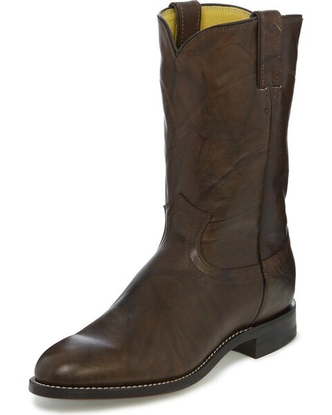 justin marbled deerlite cowboy boots