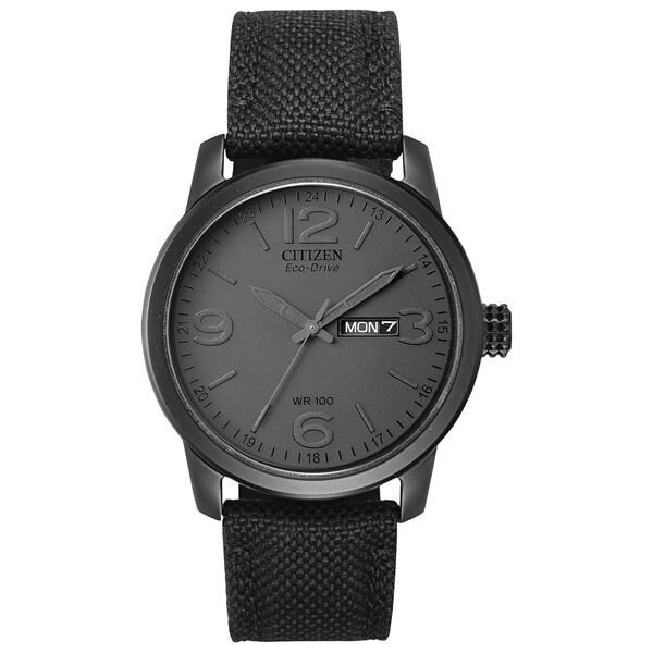 citizen eco drive military style watch