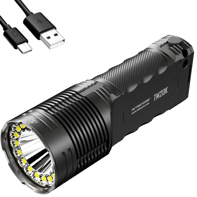 Nitecore - TM20K 20,000 Lumen Rechargeable Flashlight - Discounts for  Veterans, VA employees and their families!