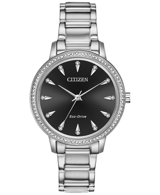 Citizen Watch Women S Eco Drive Silhouette Crystal Watch Military Gov T Discounts Govx