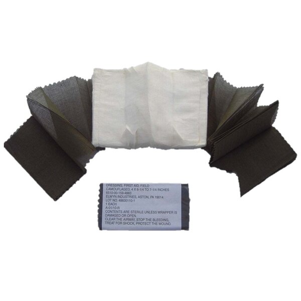 McGuire Army Navy Field Dressing Bandages Military & First Responder Discounts GOVX