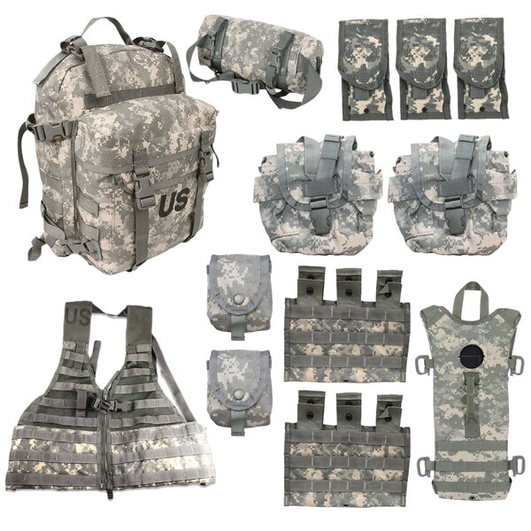 McGuire Army Navy - 13 Piece MOLLE Rifleman Kit — Used - Military ...