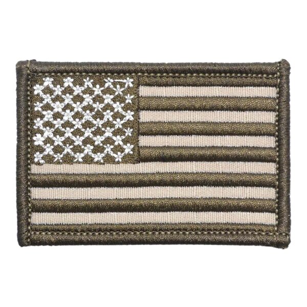 Notch - US Flag Patch - Desert Sand - Military & First Responder ...