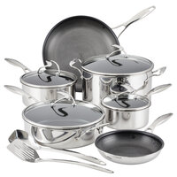 BergHOFF Professional Straight 13pc SS Tri-Ply Cookware Set 