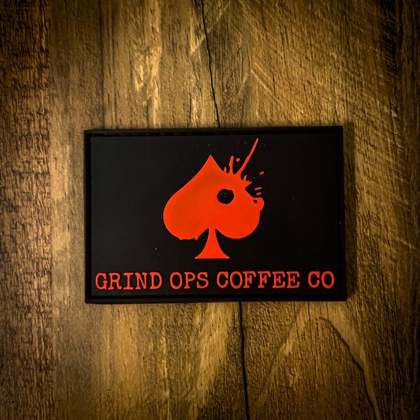 Grind Ops Coffee Co GOCC Patch Military & First Responder Discounts