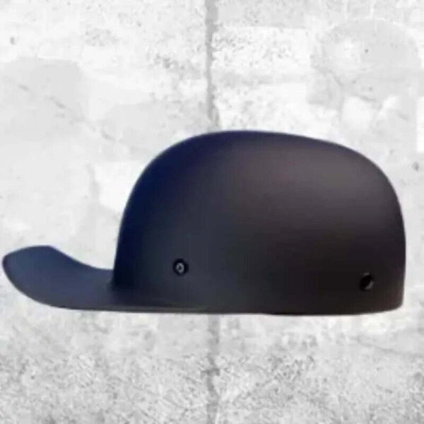 Micro DOT Helmet Co MicroLid Slider Baseball Motorcycle Helmet Black