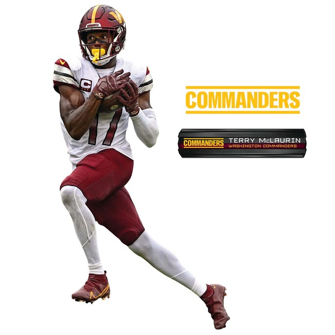 Fathead - Washington Commanders: Terry McLaurin 2022 - Officially