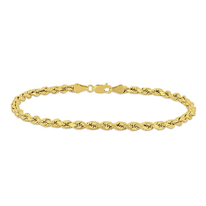 Solid Gold Rope Bracelet  The Gold Gods  TGG