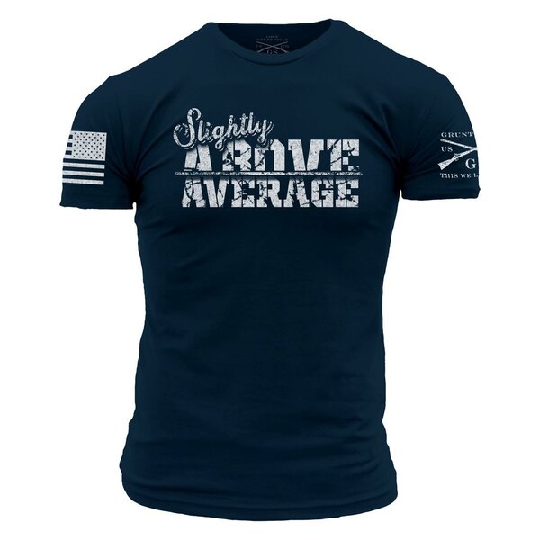 Grunt Style Mens Slightly Above Average T Shirt Military And Govt 1321