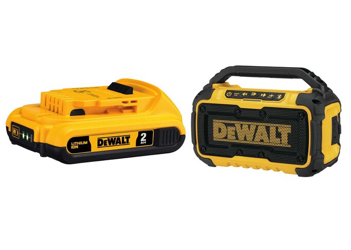 DeWalt 12V 20V MAX Jobsite BT Speaker w BONUS 20V MAX Premium