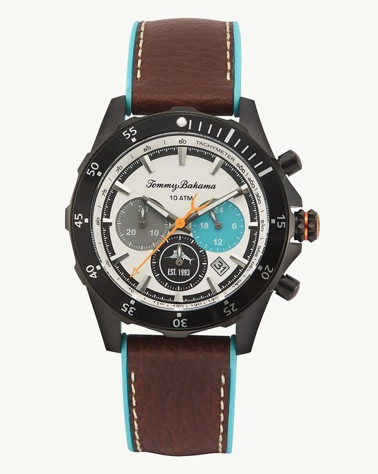 tommy bahama silicone diver watch