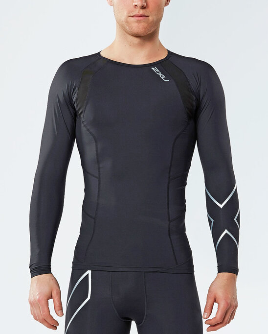 2XU - Men's Compression Long Top - Discounts for Veterans, VA employees and their | Veterans Canteen Service