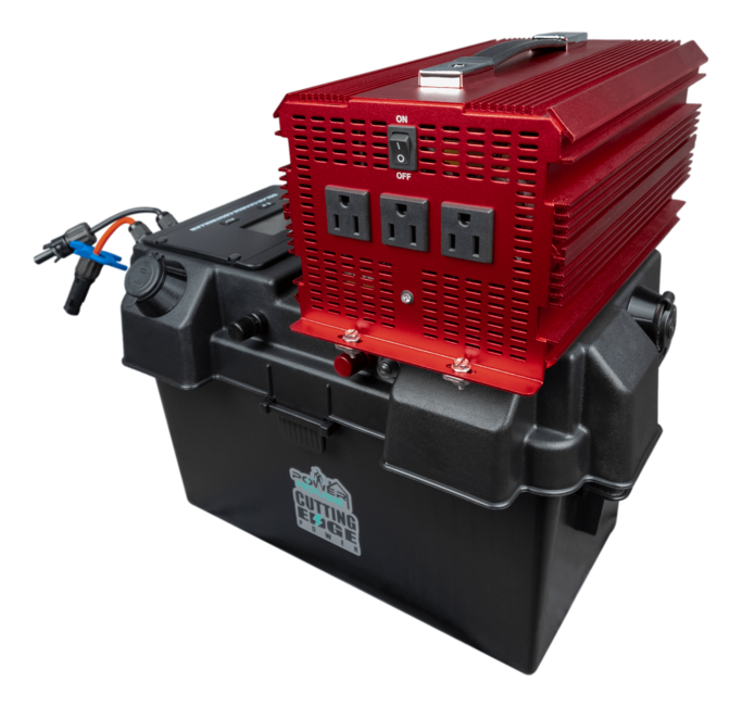 Edge Power - Base Model Solar Generator: Fully Assembled, Customizable and expandable with up to 3000W output and 3.6kWh battery capacity - Military & First Responder Discounts | GovX