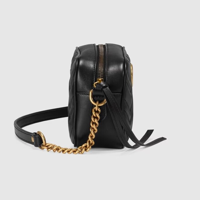 Mini marmont 2.0 online leather canteen shoulder bag