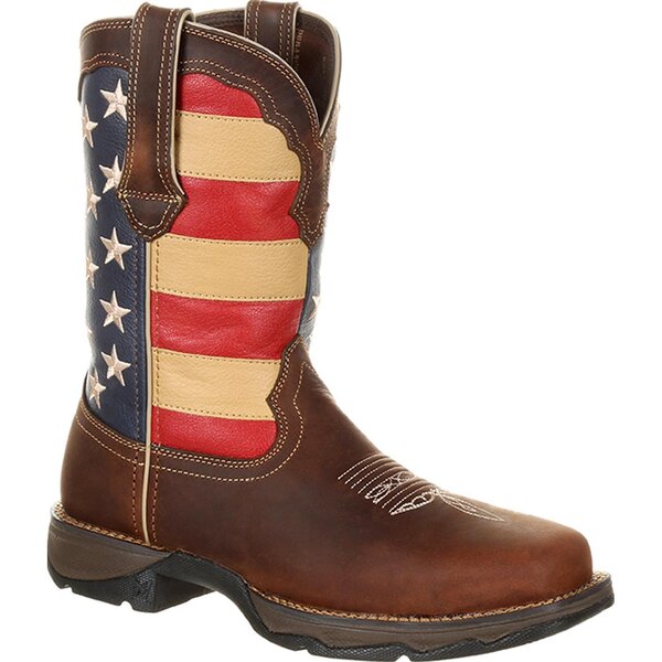 Durango - Women's Rebel Steel Toe Patriotic Flag Work Boots - Discounts ...