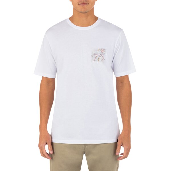 Hurley - Men's Everyday Washed Four Corners Short Sleeve Shirt ...