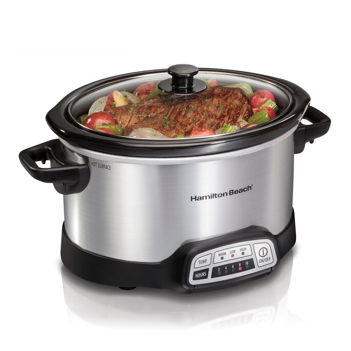 Hamilton Beach - 4qt Programmable Slow Cooker - Discounts for Veterans, VA  employees and their families!