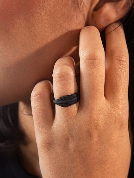 Women's Qalo Constellation Silicone Ring - Size 6 – AQUA – CSC