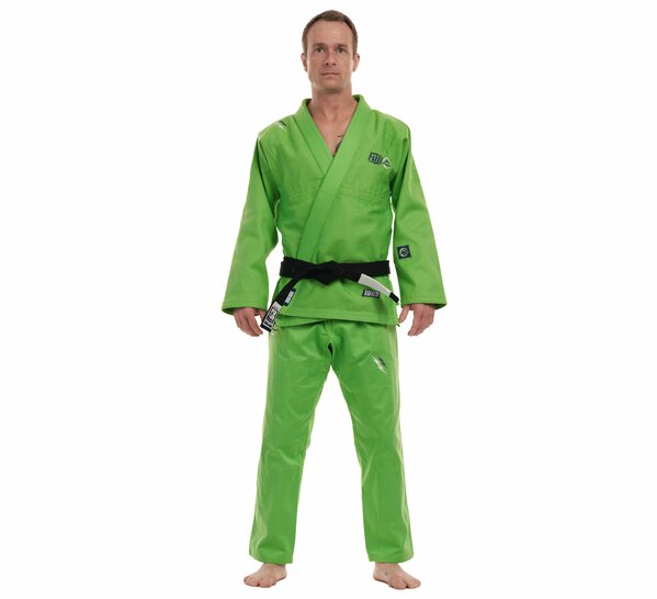 FUJI Sports All Around BJJ Gi Electric Green Edition Military