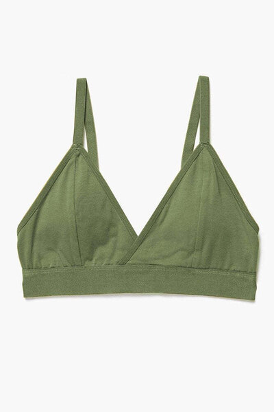 Classic Bralette Top Olive