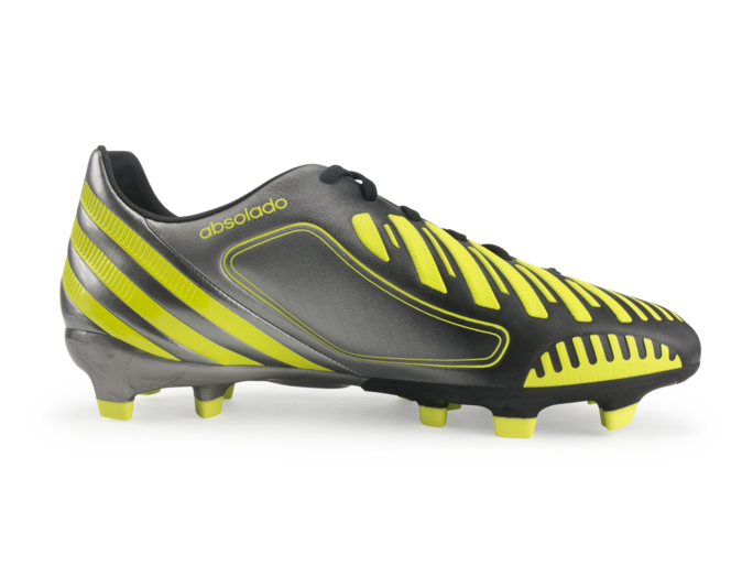 Azteca Soccer - adidas Men's Predator Absolado LZ TRX FG Black/Neo Iron Metallic/Lab Lime - Military & First Responder Discounts |