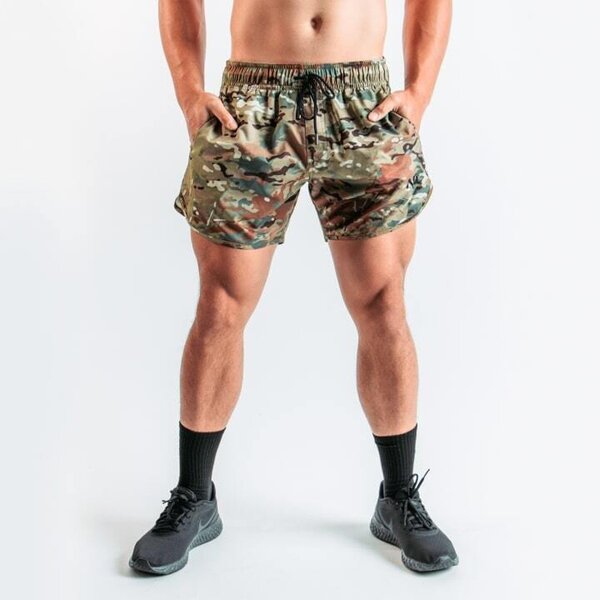 NFQ - Men's Multicam Performance Training Shorts - Military & Gov't ...