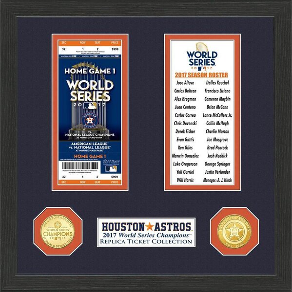 The Highland Mint - Houston Astros World Series Ticket Collection ...