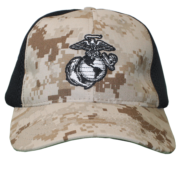 Jwm Wholesale - Usa Made Marines Digital Mesh Hat - Military & Gov't 