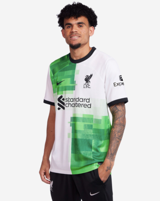 Mohamed Salah Liverpool FC Nike Men's 2023/24 Away Match Premier League Jersey, S