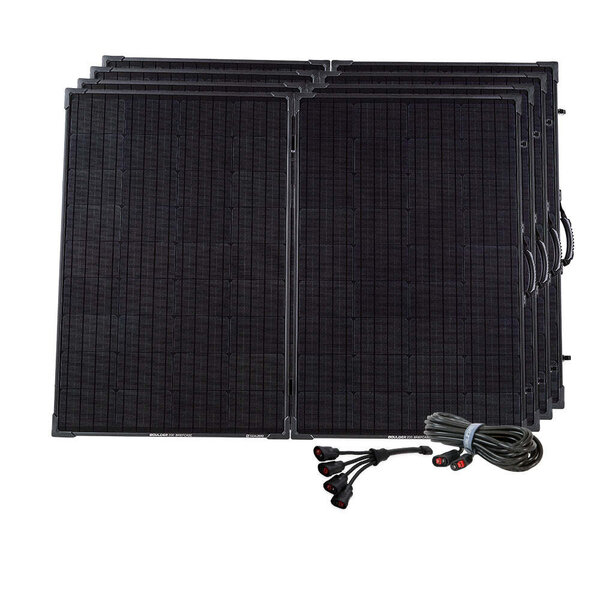 Goal Zero - (4) Boulder 200 BC Solar Panel Bundle - Military & First ...