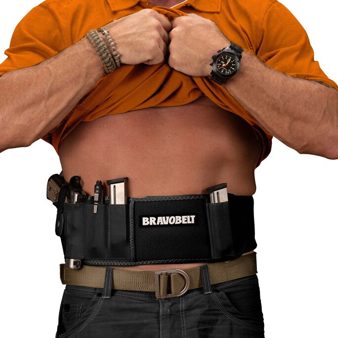 Pistol Light Pro-Grade Belly Band Holster Magnetic Retention For