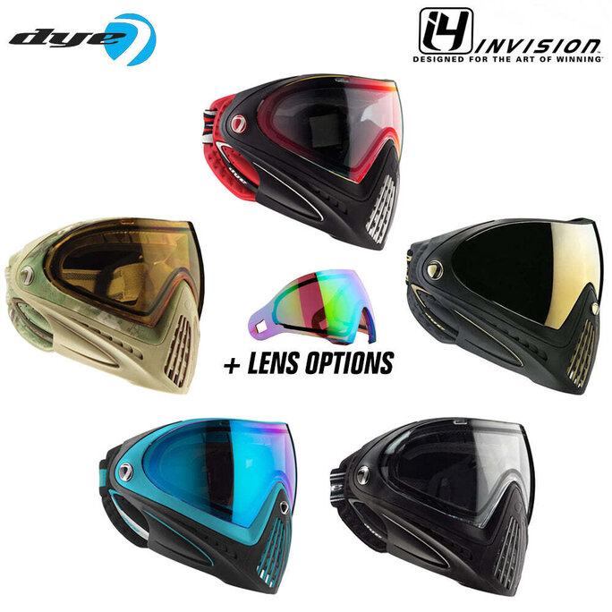 PaintballDeals.com - Dye I4 Thermal Paintball Mask Goggles + Thermal Lens  Options - Military & First Responder Discounts
