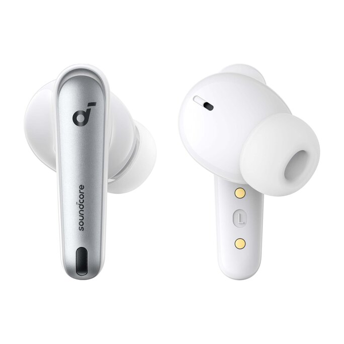 Soundcore - Liberty 4 NC Left and Right Replacement Earbuds - Clear White -  Military & First Responder Discounts